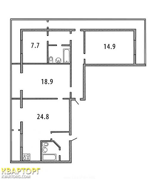 Sell 3-room apartment. Киев,  Никольско-Слободская — photo 6