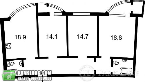 Sell 3-room apartment. Киев, Днепровская наб — photo 9