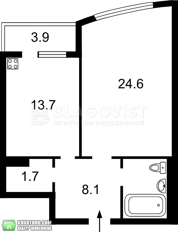 Rent out 1-room apartment. Киев,  Голосеевская — photo 2