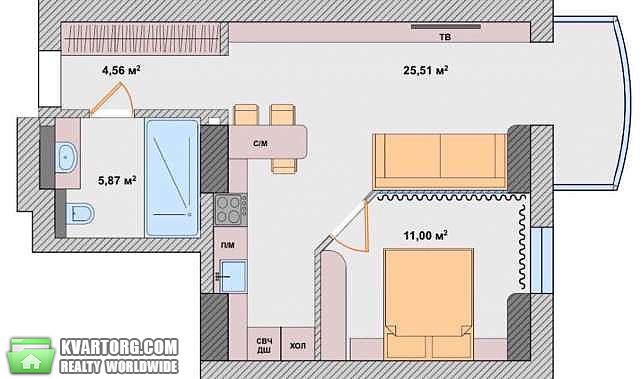 Sell 1-room apartment. Киев,  Златоустовская — photo 6