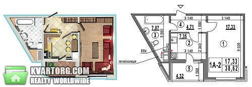 Sell 1-room apartment. Киев,  Ломоносова — photo 4