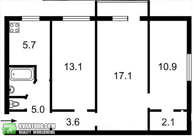 Sell 3-room apartment. Киев,  Воссоединения пр — photo 10