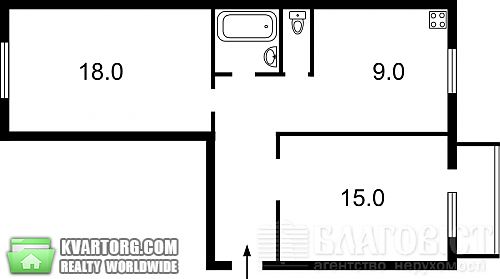 Sell 2-room apartment. Киев, Зоологическая — photo 2