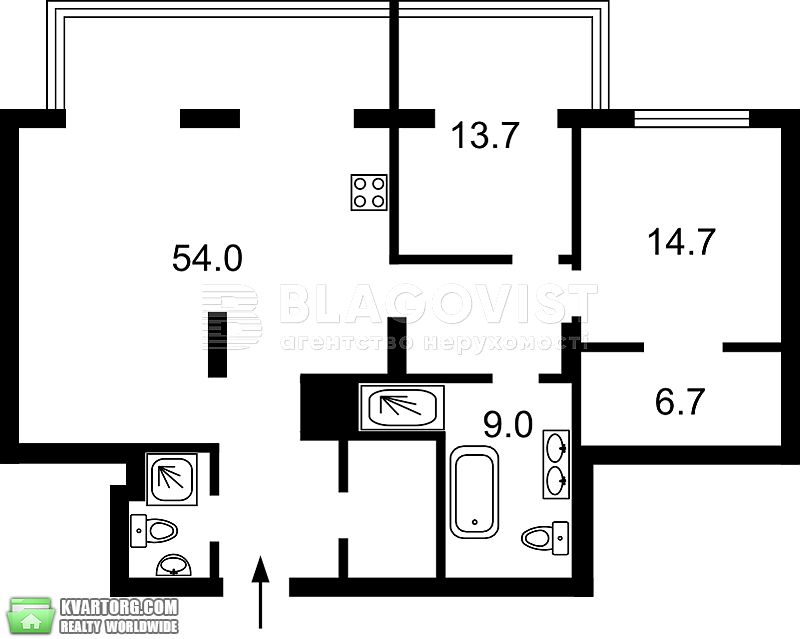 Sell 3-room apartment. Киев,  Леси Украинки бул — photo 1