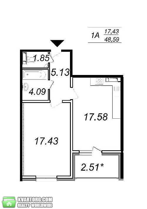 Sell 1-room apartment. Киев,  Ясиноватский пер — photo 2