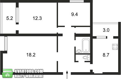 Sell 3-room apartment. Киев, Горького — photo 2