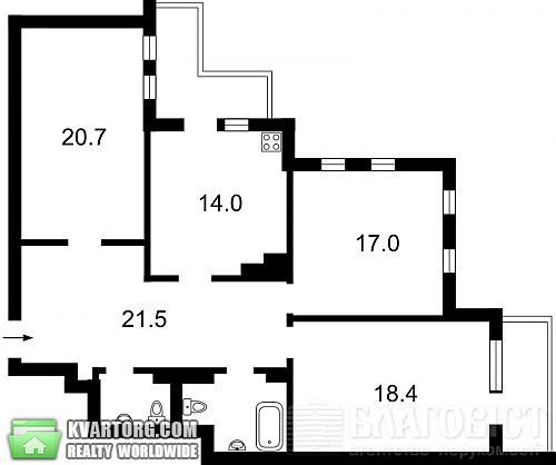 Sell 3-room apartment. Киев, Голосеевская — photo 4