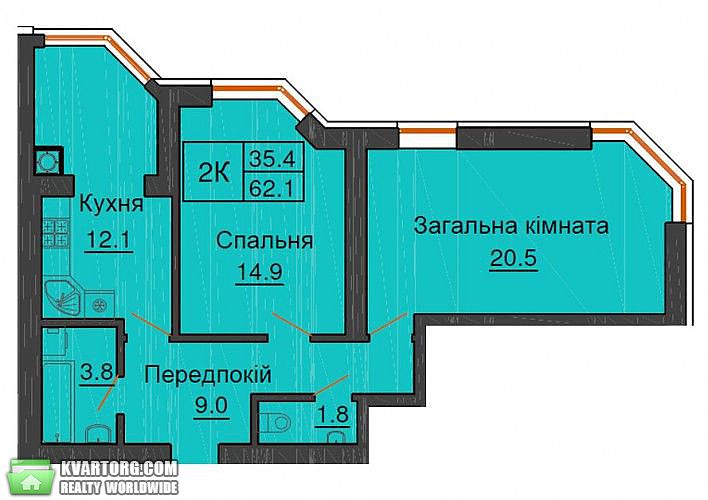 Sell 2-room apartment. Киевская обл., пр. Мартынова — photo 9