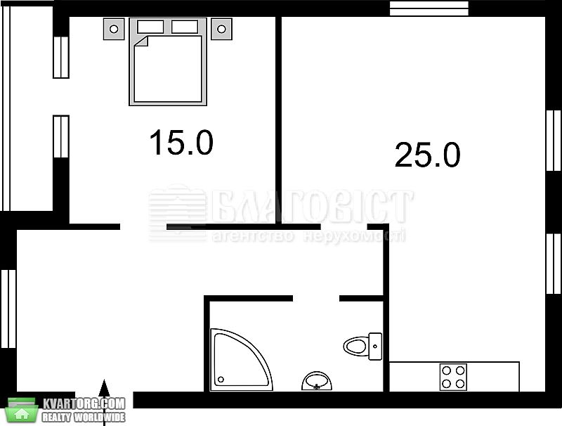 Sell 2-room apartment. Киев,  Богдана Хмельницкого — photo 2