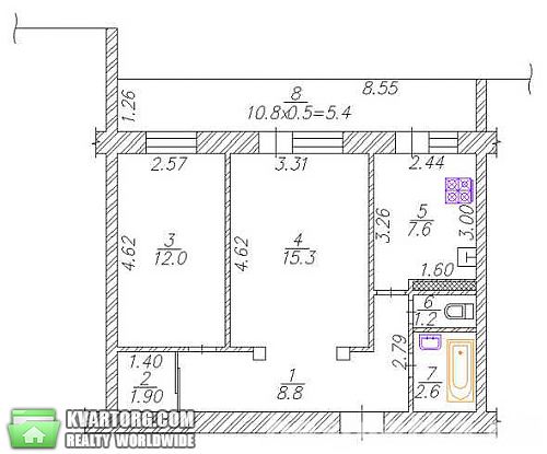 Rent out 2-room apartment. Днепропетровск, Тополь-1 — photo 3