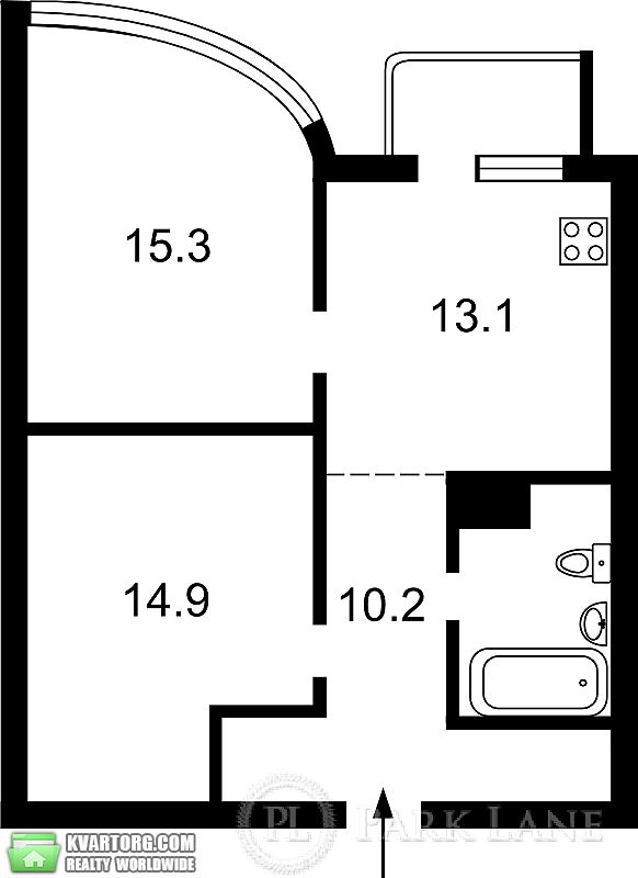 Sell 2-room apartment. Киев,  Харьковское шоссе — photo 10