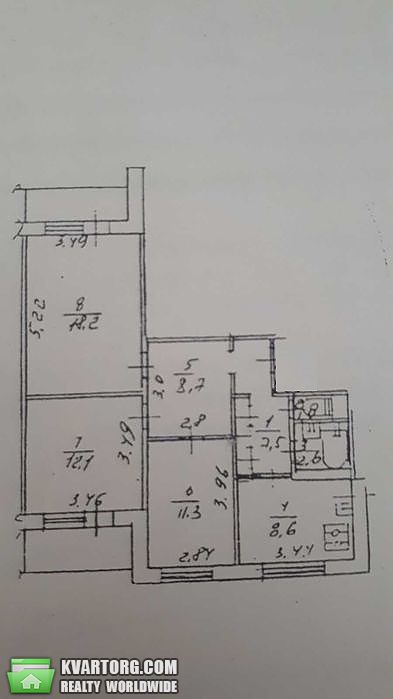 Sell 3-room apartment. Киев,  Вербицкого — photo 10