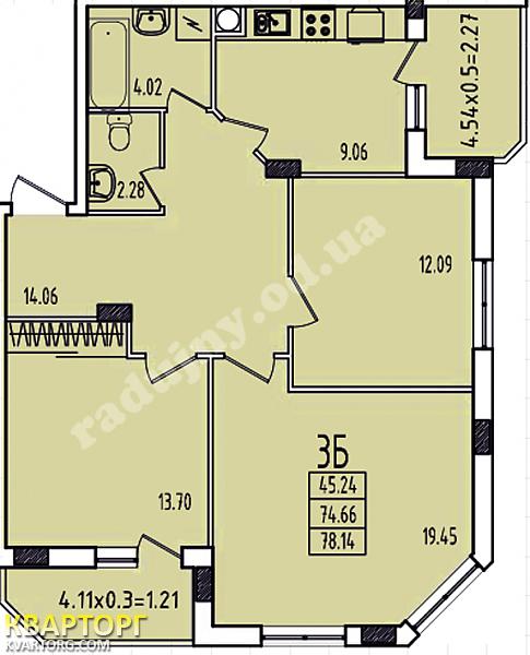 Sell 3-room apartment. Одесса, Маршала Жукова — photo 3