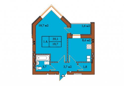 Sell 1-room apartment. Киев,  Радужная — photo 1