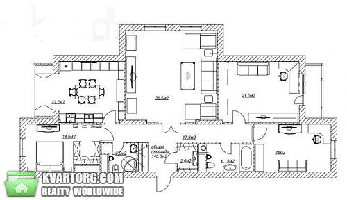 Sell 4-room apartment. Киев, Туманяна — photo 1