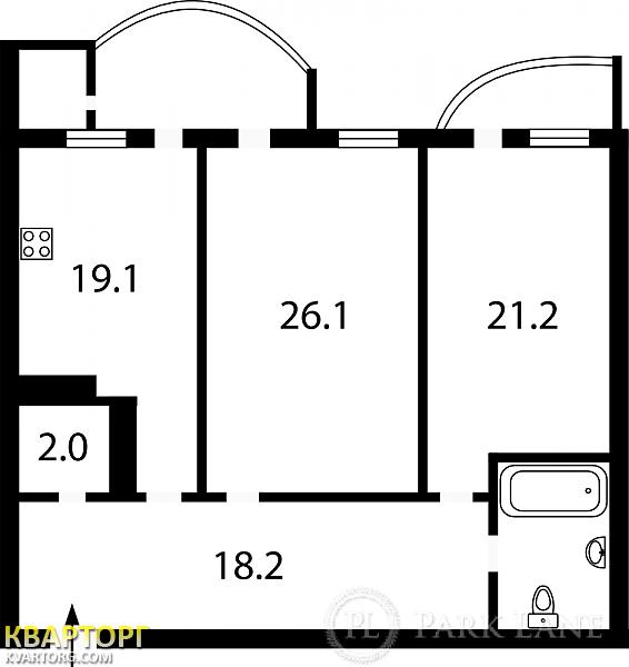 Sell 2-room apartment. Киев,  Леси Украинки бул — photo 2