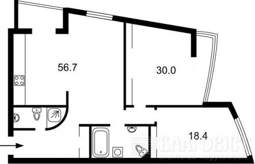 Sell 3-room apartment. Киев, Окипной Раисы — photo 2