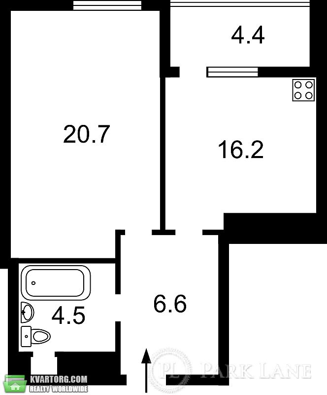 Sell 1-room apartment. Киев,  Саперно-Слободская — photo 3