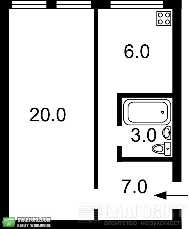 Sell 1-room apartment. Киев,  Антоновича — photo 2