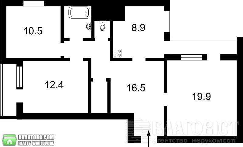 Sell 3-room apartment. Киев,  Пулюя — photo 2