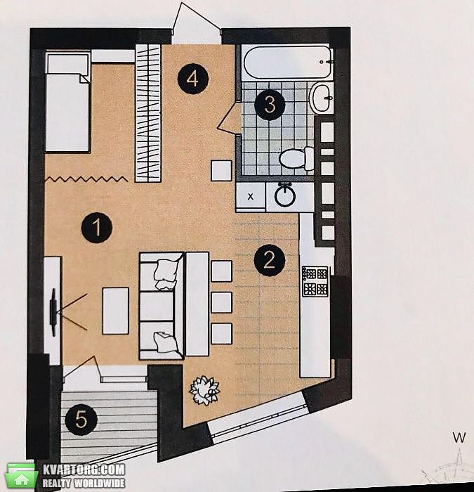 Sell 1-room apartment. Киев,  Сечевых Стрельцов — photo 2