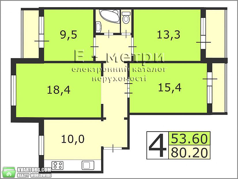 Sell 4-room apartment. Киев, Закревского — photo 10