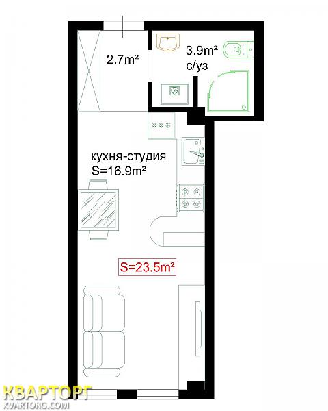 Sell 1-room apartment. Одесса, А.Головатого — photo 6