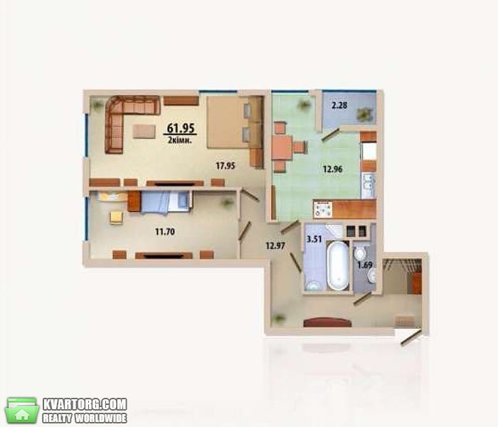 Sell 2-room apartment. Киев,  Клавдиевская — photo 2