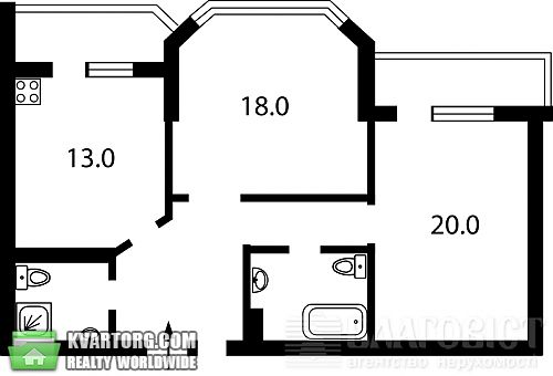 Sell 2-room apartment. Киев, Белицкая — photo 2