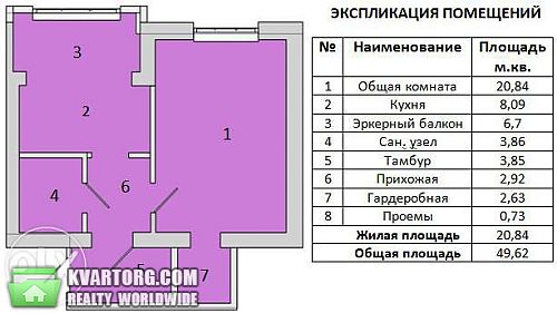 Sell 1-room apartment. Киев, Радужная — photo 7