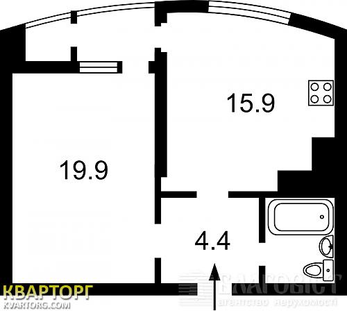 Sell 1-room apartment. Киев,  Григоренко пр — photo 2