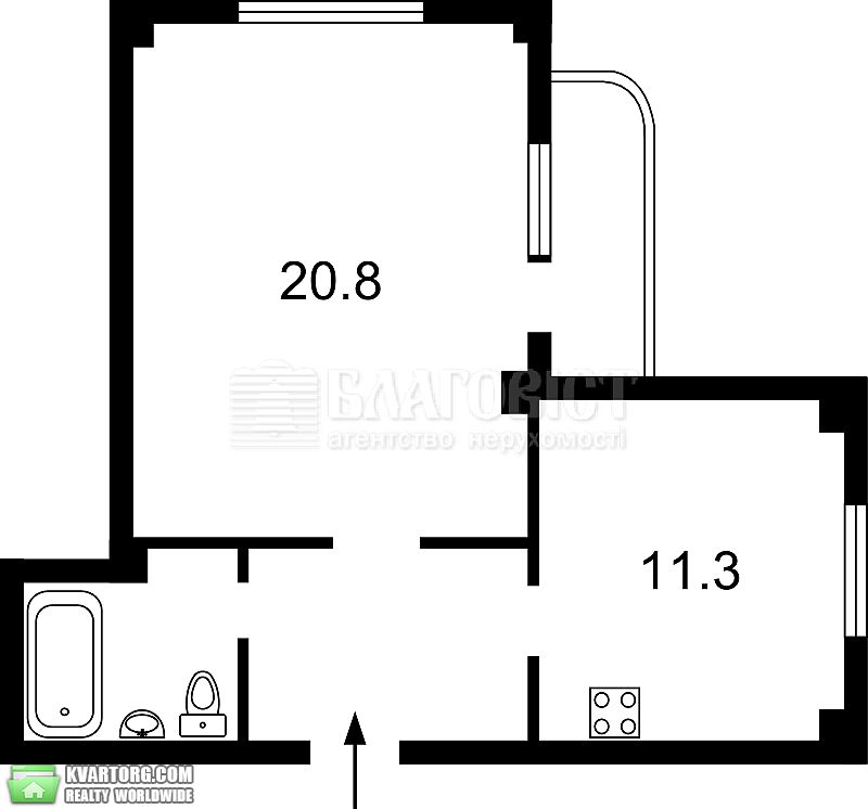 Sell 1-room apartment. Киев,  Макеевская — photo 10