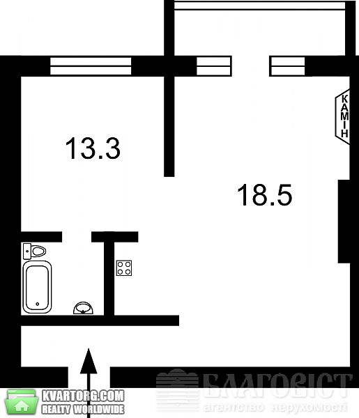 Sell 1-room apartment. Киев, Драгомирова — photo 6