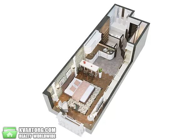 Sell 1-room apartment. Киев, Максимовича — photo 4