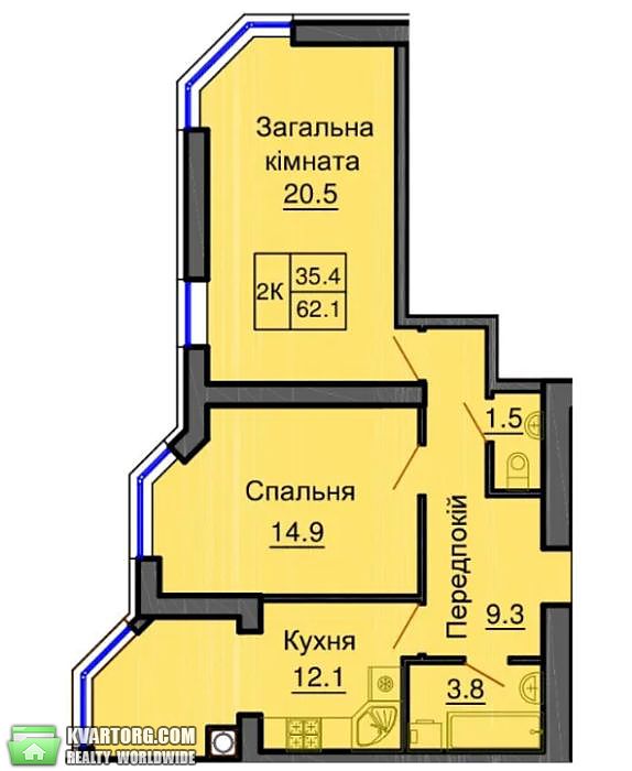 Sell 2-room apartment. Киевская обл., пр. Мартынова — photo 9