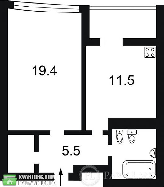 Sell 1-room apartment. Киев, Вишняковская — photo 8