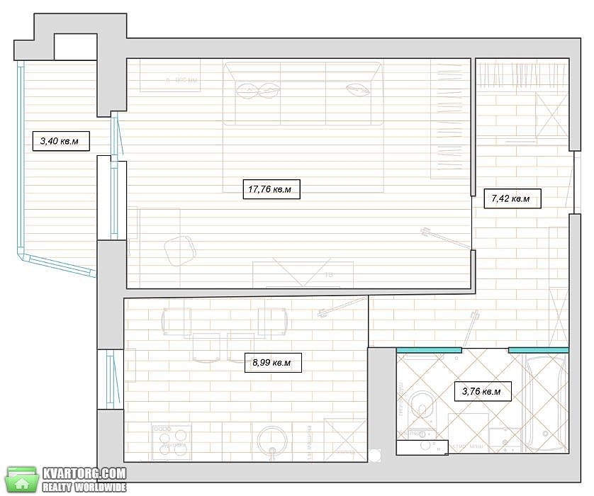 Sell 1-room apartment. Киев,  Прилужная — photo 3