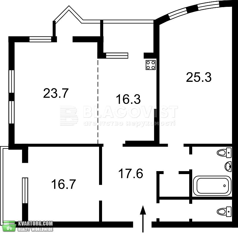 Sell 3-room apartment. Киев,  Дмитриевская — photo 2