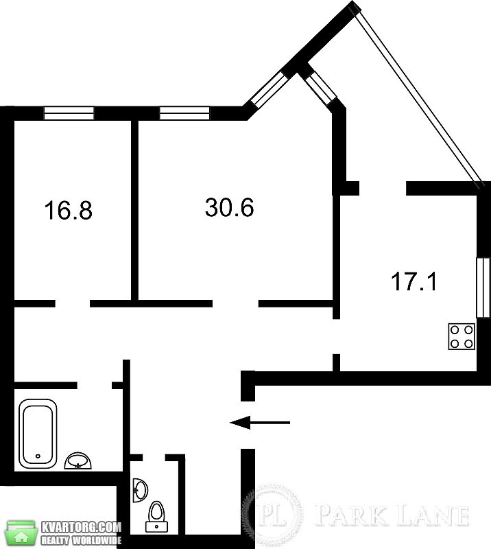 Sell 2-room apartment. Киев,  Саперно-Слободская — photo 2