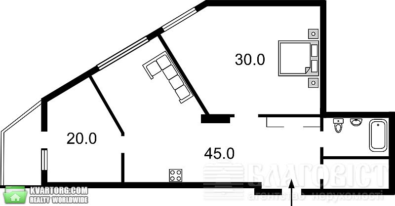 Sell 2-room apartment. Киев,  Димитрова — photo 2