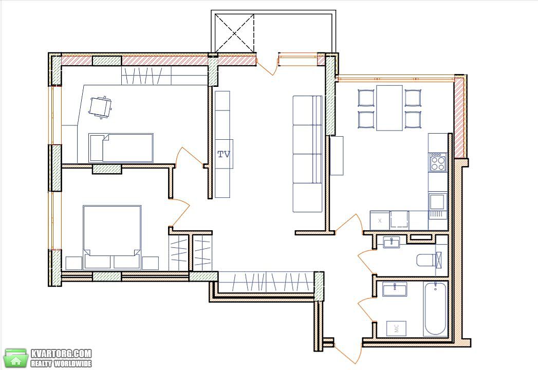 Sell 3-room apartment. Киев, Платоновский пер. — photo 3