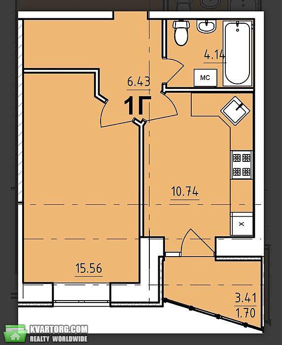 Sell 1-room apartment. Полтава,  Паньковская — photo 1