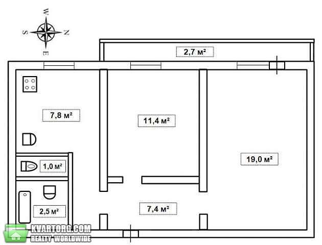 Sell 2-room apartment. Киев,  Крушельницкой — photo 7