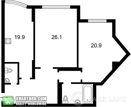 Sell 2-room apartment. Киев, Срибнокильская — photo 2