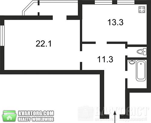 Sell 1-room apartment. Киев, Здолбуновская — photo 5