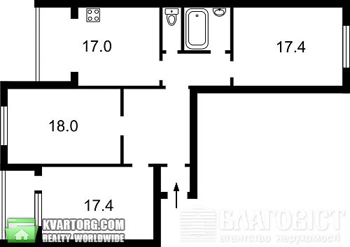 Sell 3-room apartment. Киев, Урловская — photo 1