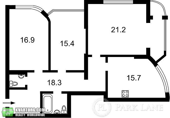 Sell 3-room apartment. Киев,  Завальная — photo 3