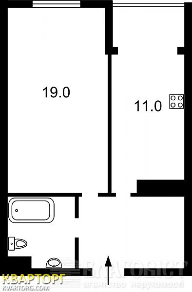 Sell 1-room apartment. Киев,  Туманяна — photo 3