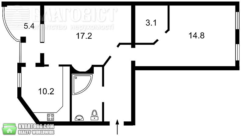 Sell 2-room apartment. Киев, Туровская — photo 10