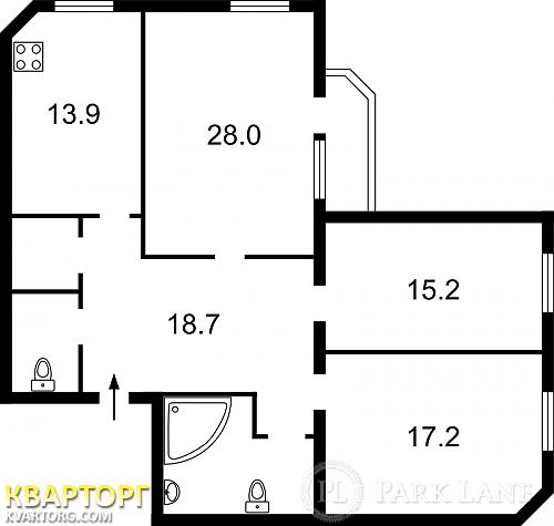 Sell 3-room apartment. Киев,  Кадетский Гай — photo 1